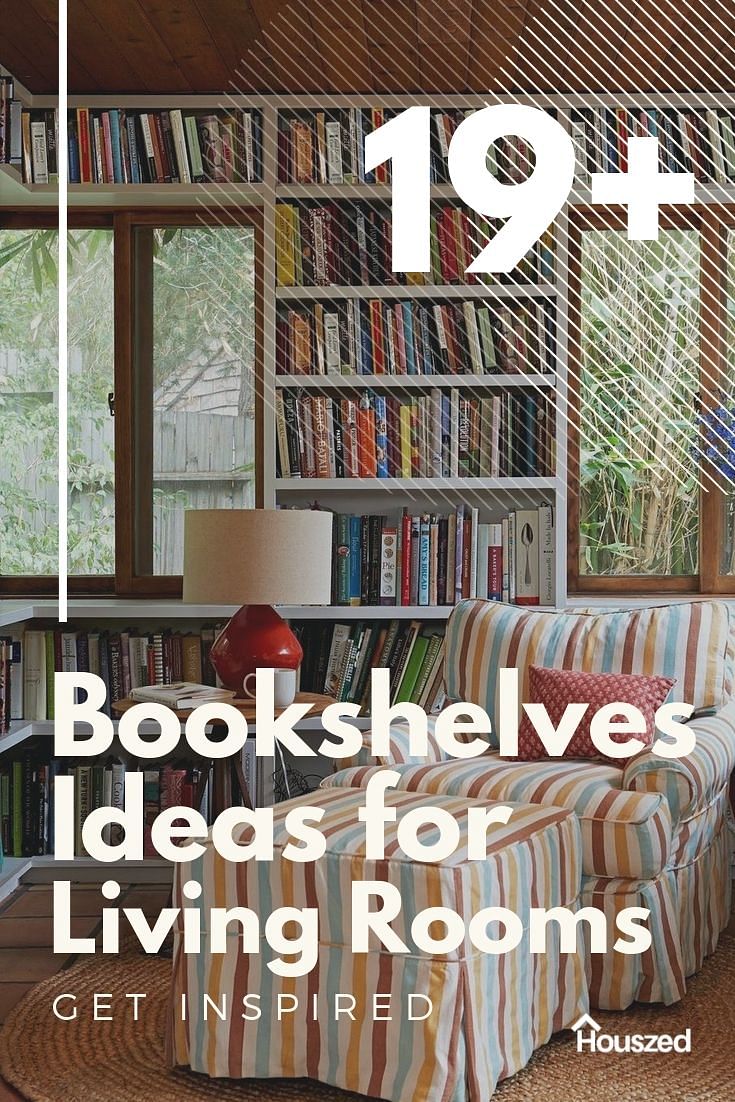 19 Living Room Bookshelf Ideas That Rock In 21 Houszed