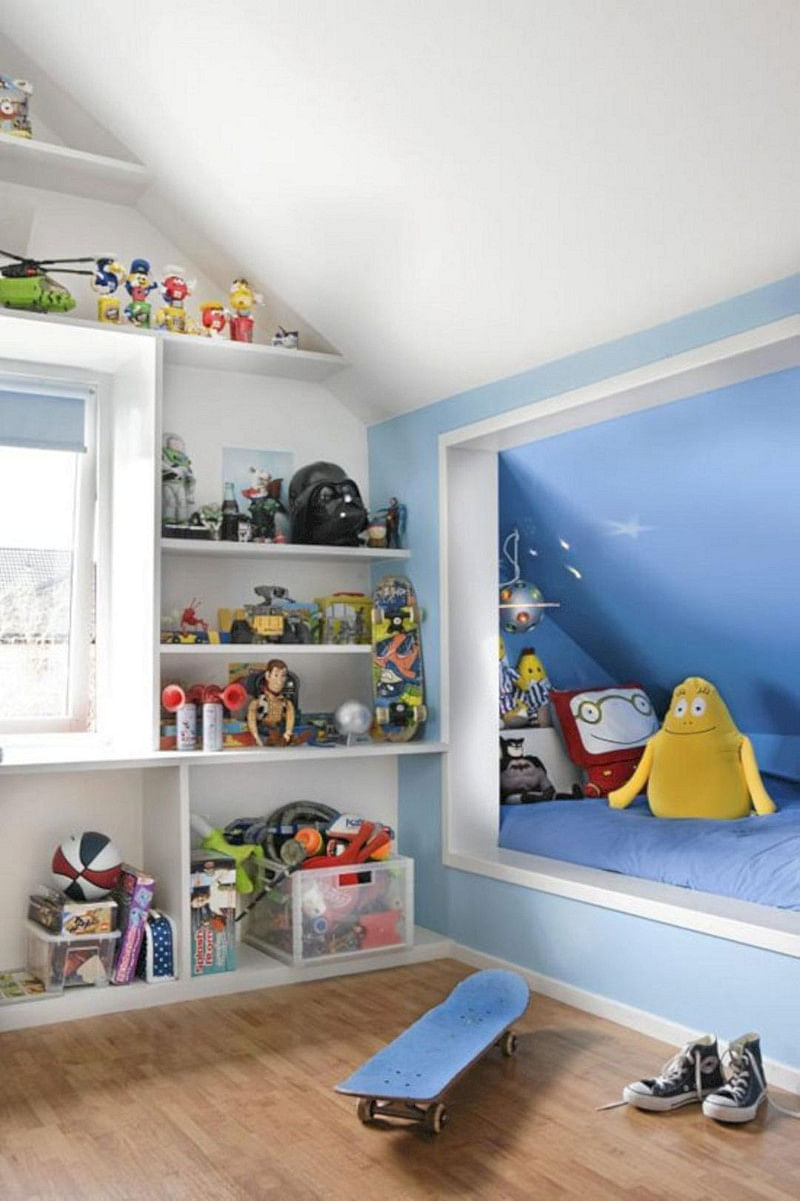 attic kids bedroom