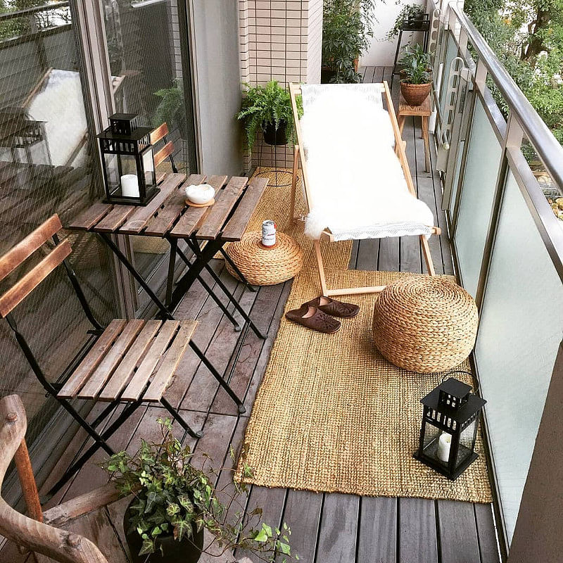 How To Decorate A Very Small Balcony Leadersrooms
