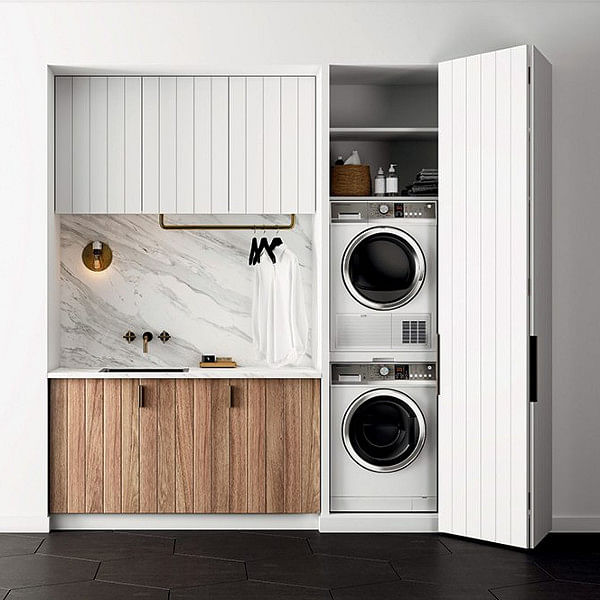 19 How To Hide A Washing Machine Ideas In 2021 Houszed 19 How To Hide A Washing Machine Ideas, Diy Cabinet To Hide Washer And Dryer