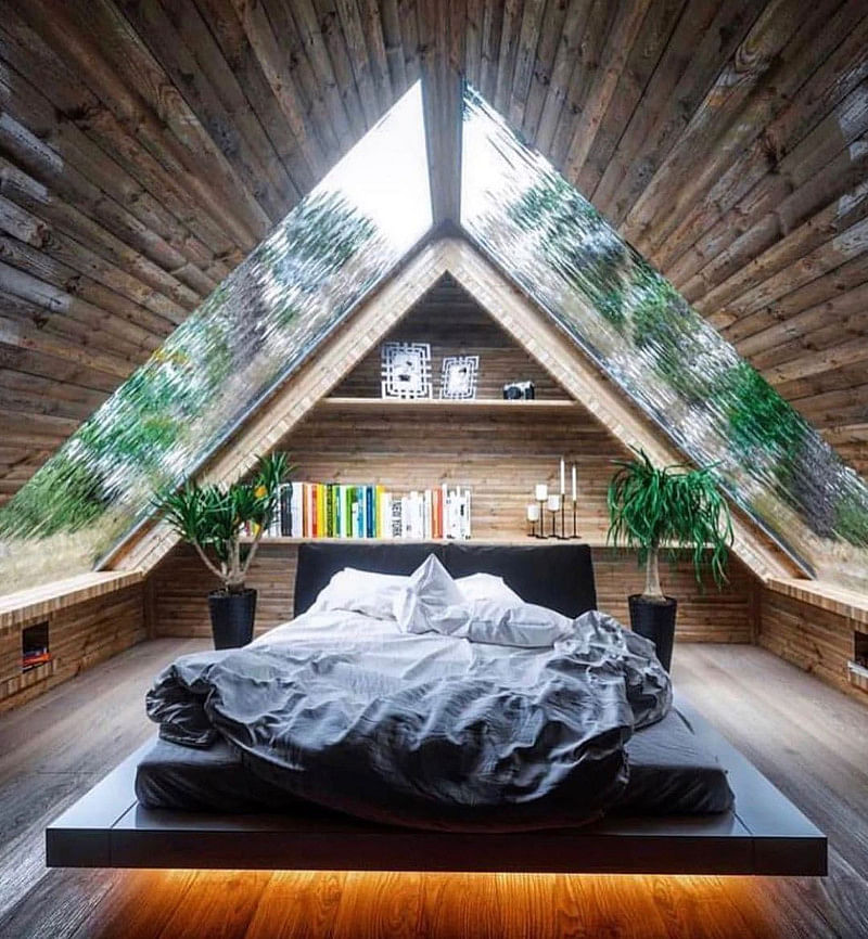 25 Wonderful Attic Bedroom Ideas In 2022 Houszed Loft - Log Home Loft Decorating Ideas