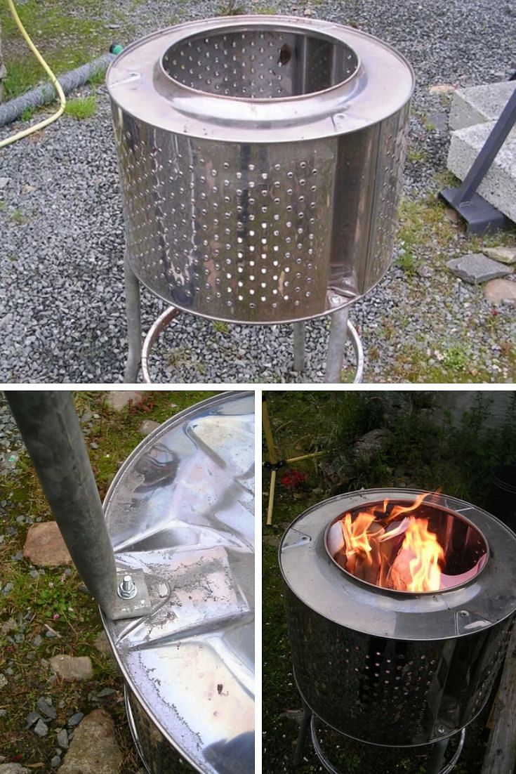 19 Diy Fire Pit Ideas That Wont Break, Diy Portable Fire Pit Homemade