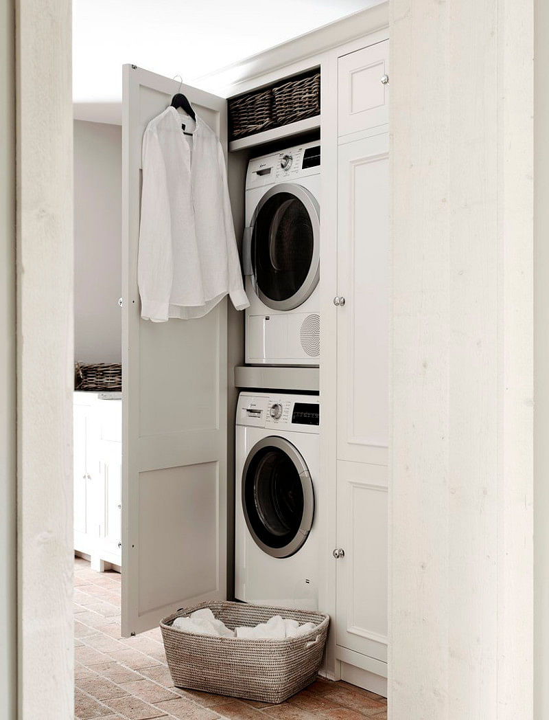 19 How To Hide A Washing Machine Ideas In 2021 Houszed 19 How To Hide A Washing Machine Ideas, Cabinets To Conceal Washer And Dryer