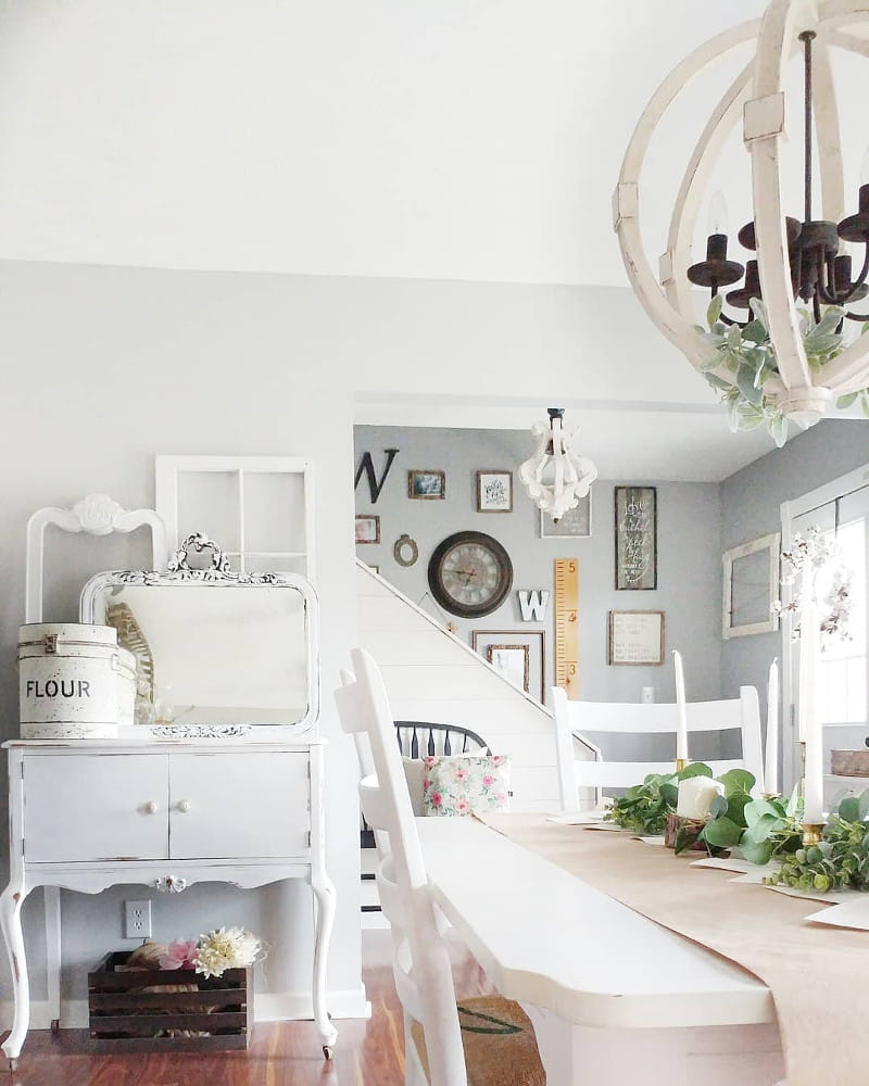 Immagini Shabby Chic Natale.19 Beautiful Shabby Chic Dining Room Ideas In 2020 Houszed