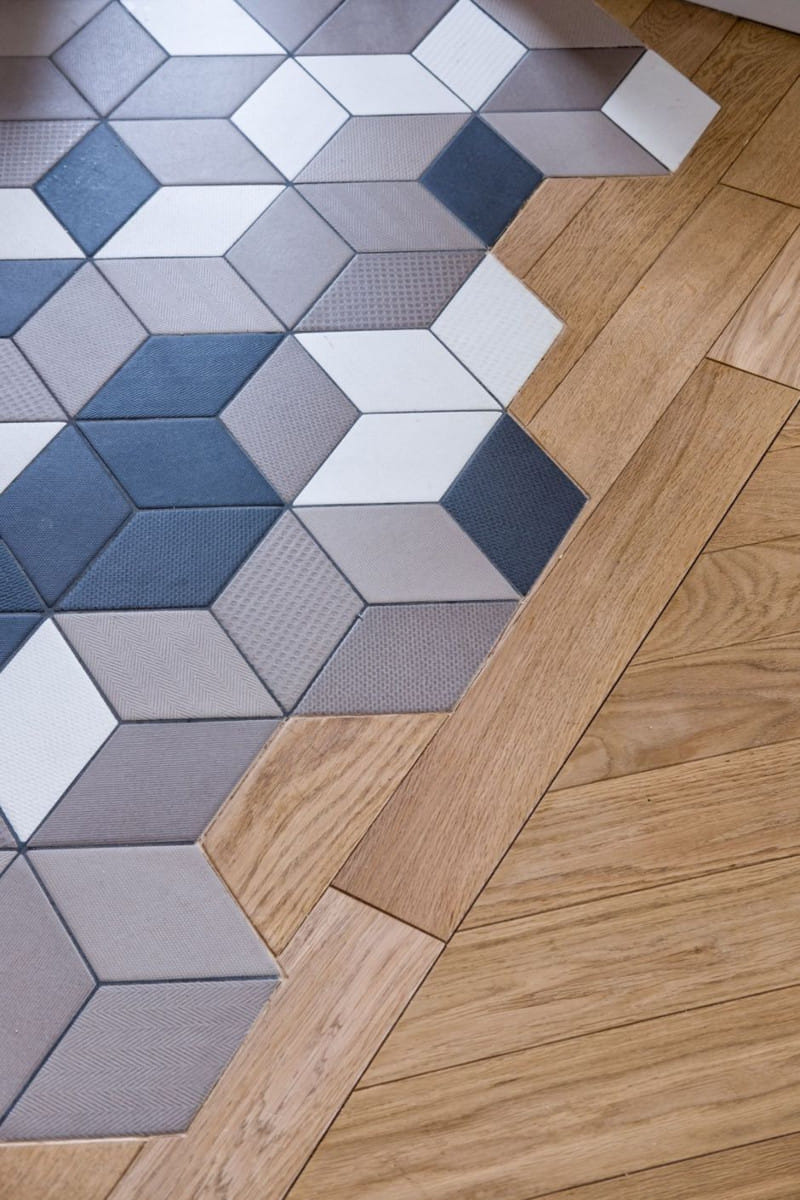 25 Stylish Floor Transition Ideas That Catch The Eye In 2020 Houszed