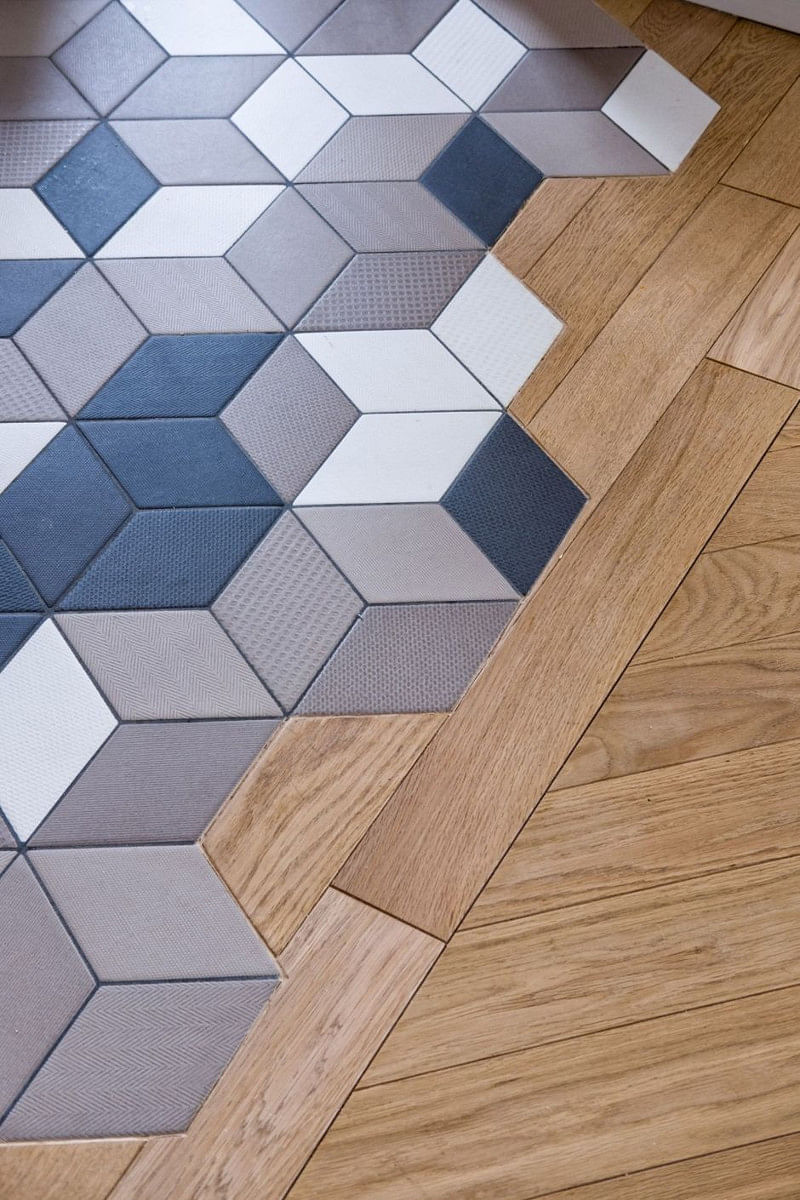 25 Stylish Floor Transition Ideas That, Transition From Tile To Wood