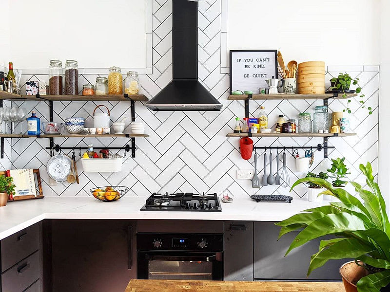 27 Open Kitchen Shelving Ideas That, Kitchen Wall Shelving Ideas