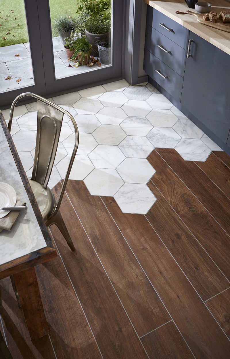 25 Stylish Floor Transition Ideas That, How Do You Transition From Tile To Wood Floor