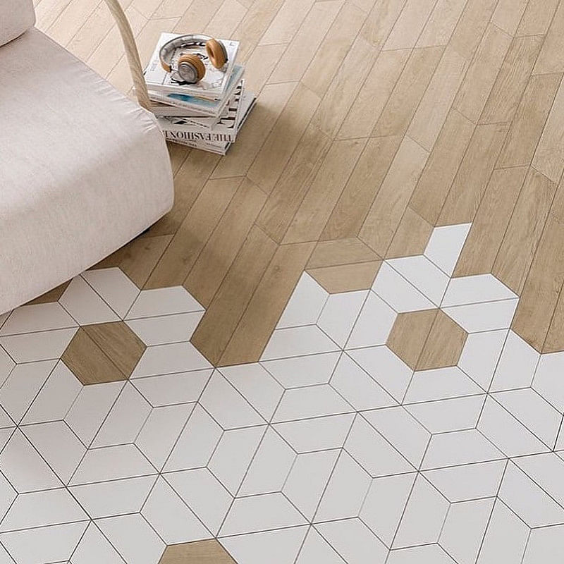 25 Stylish Floor Transition Ideas That, Floor Transition Tile To Wood