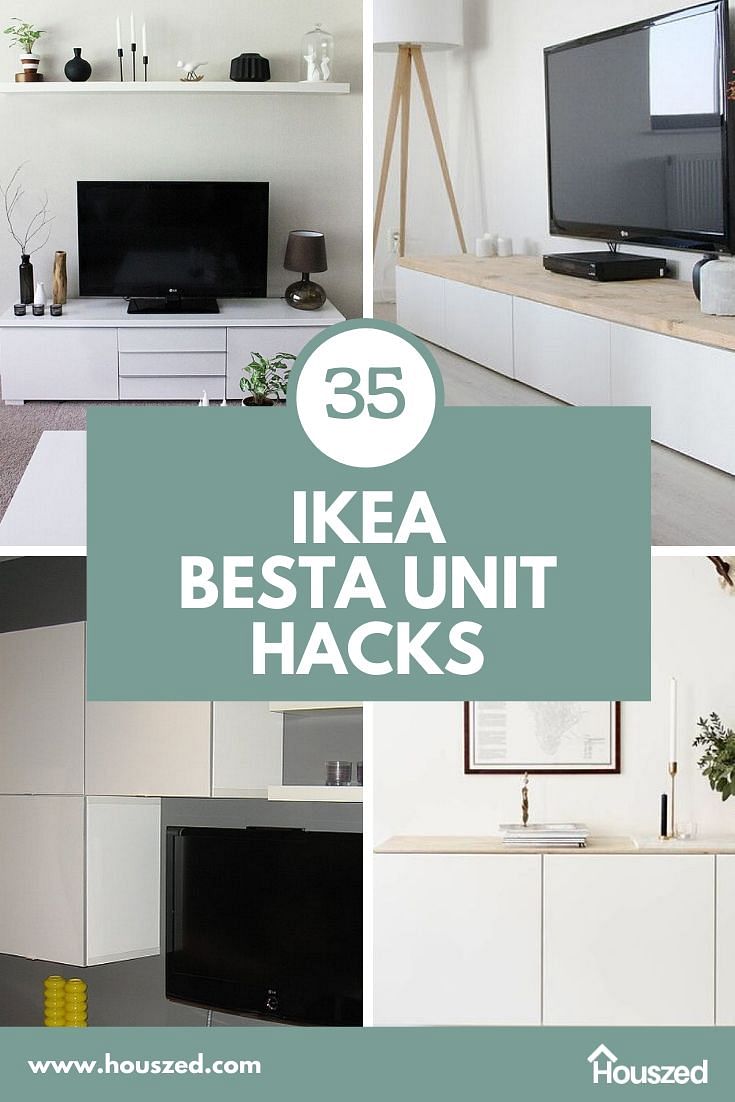 21+ IKEA Besta Unit Ideas & Hacks in 21   Houszed