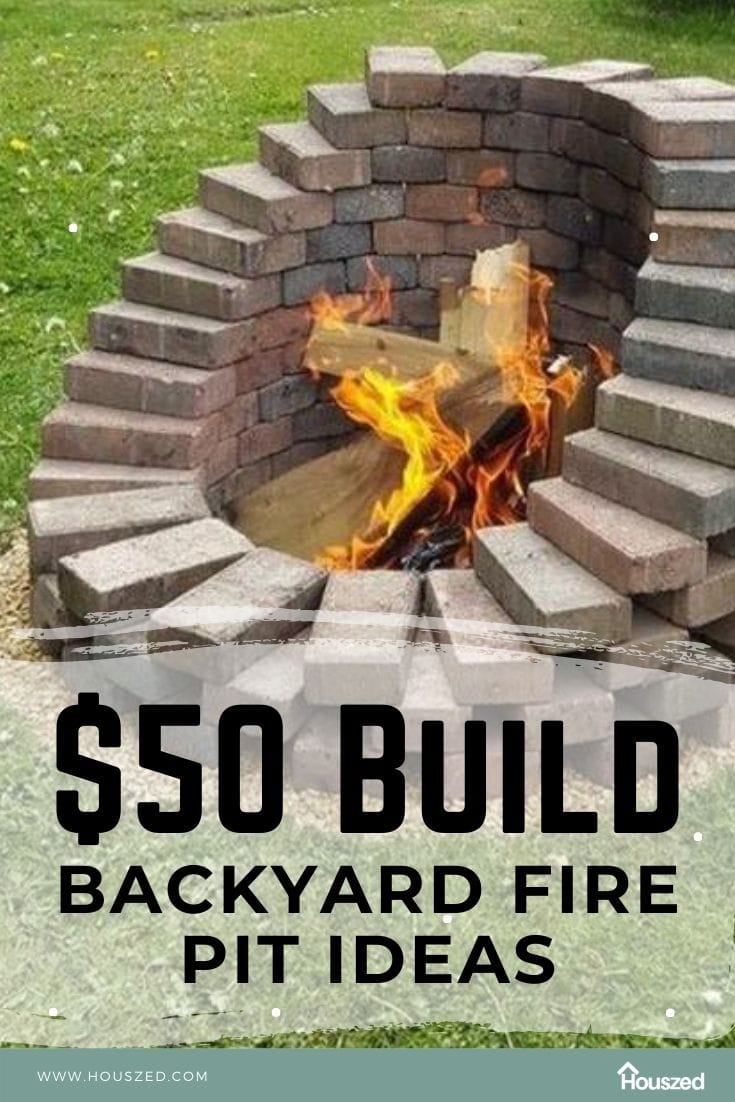 portable brick fire pit on 19 Diy Fire Pit Ideas That Wont Break The Bank In 2021 Houszed