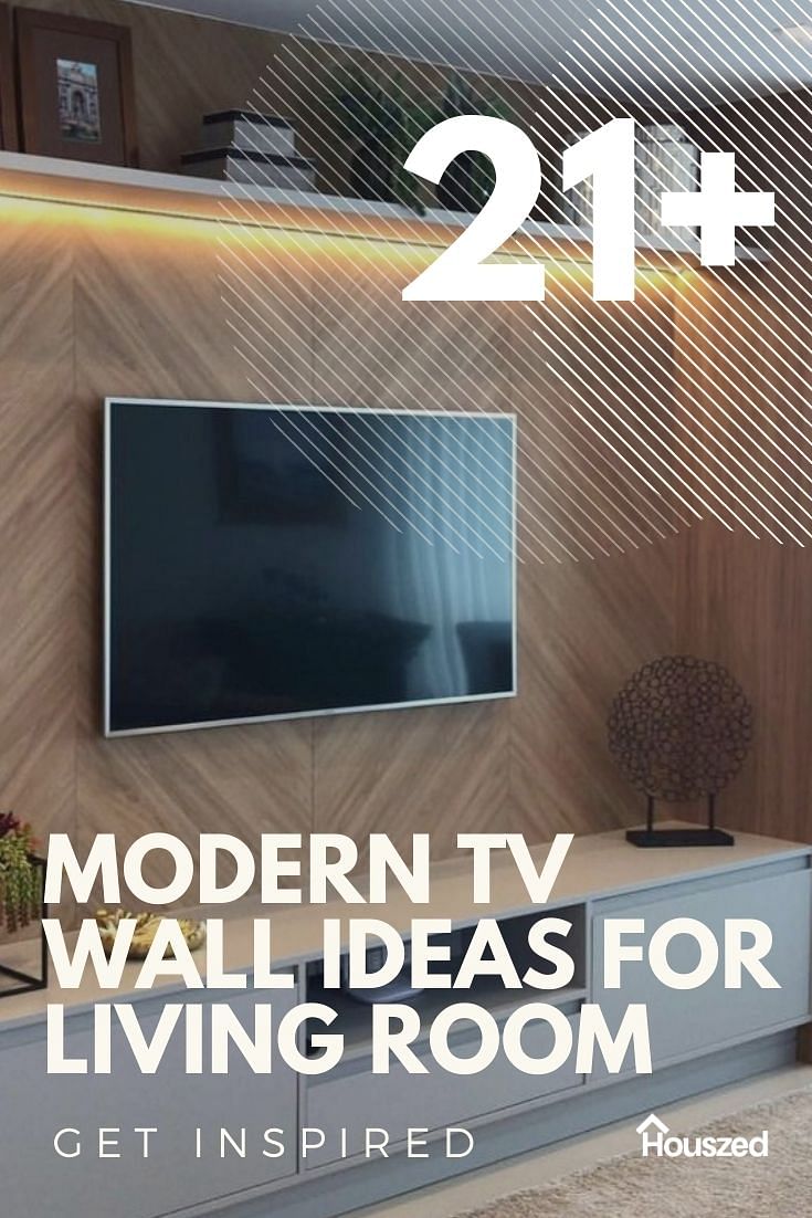 21+ TV Wall Ideas That Look Crazy Good in 21   Houszed