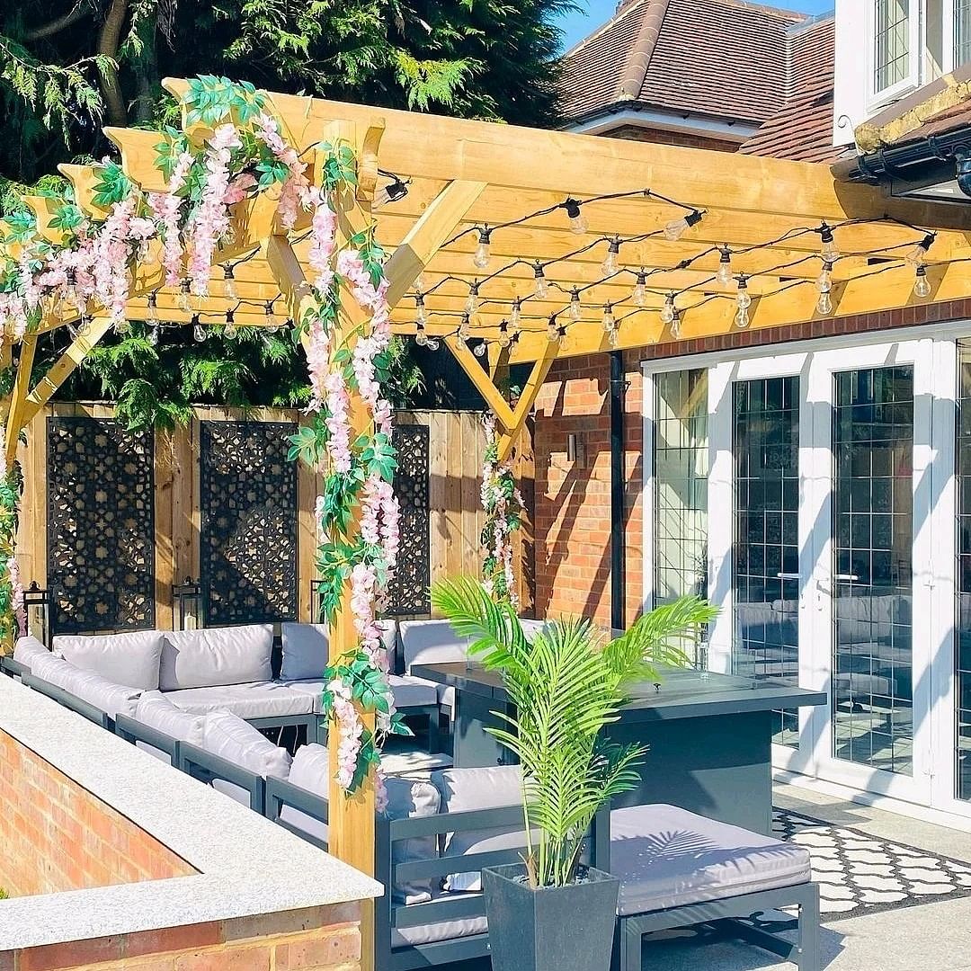 21+ Pergola With Vines And Lights