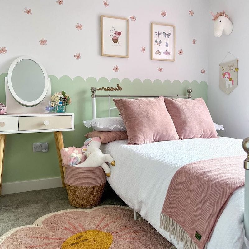 15 Adorable Pink And Green Bedroom Designs For Girls Rilane Girls