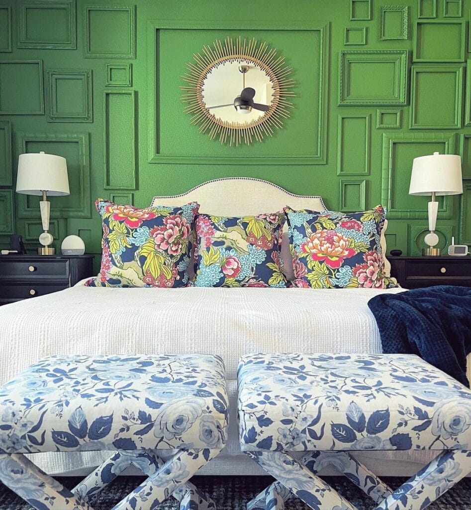 49+ Blue and Green Bedroom Ideas That Will Inspire in 2025 | Houszed, image size:947x1024