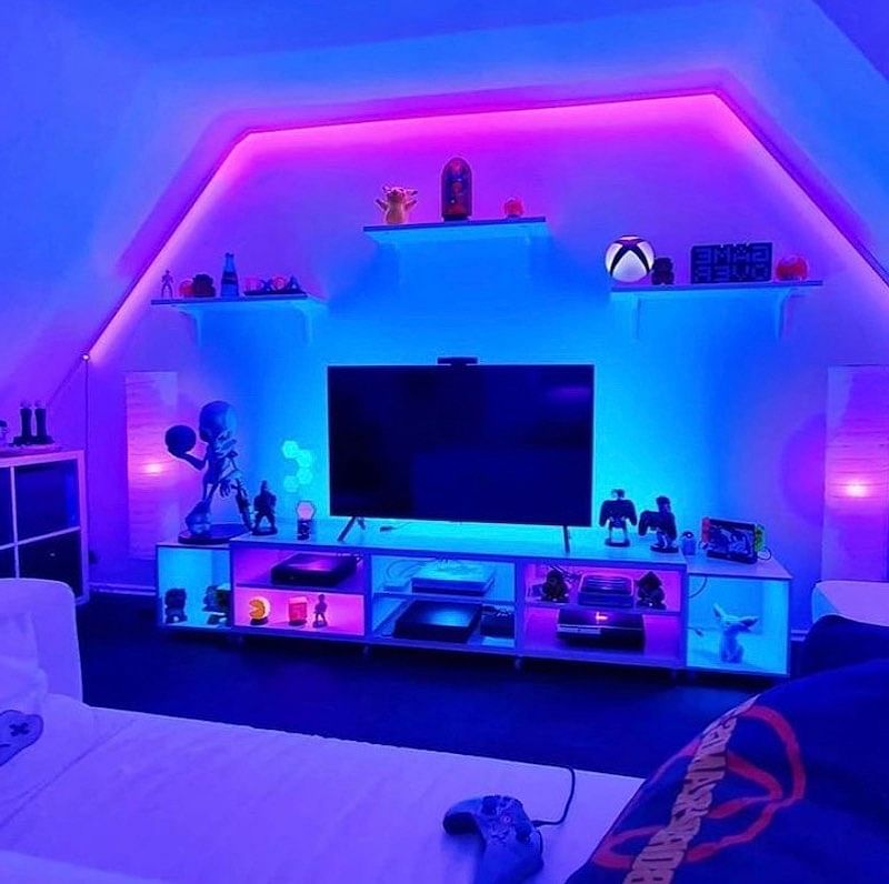 Modern on sale gamer bedroom