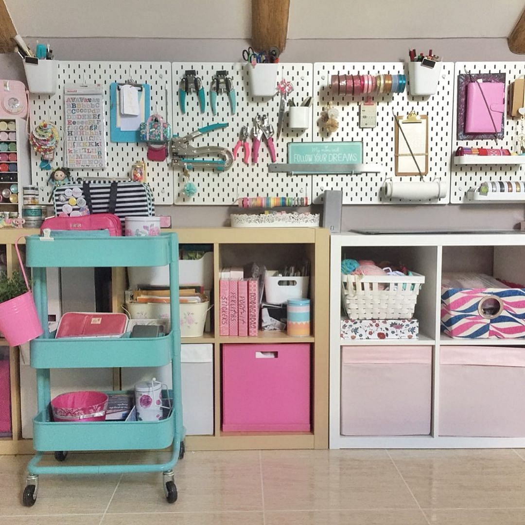 Ikea craft room storage ideas 