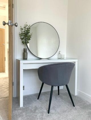 grey dressing table ikea BRIMNES Dressing table