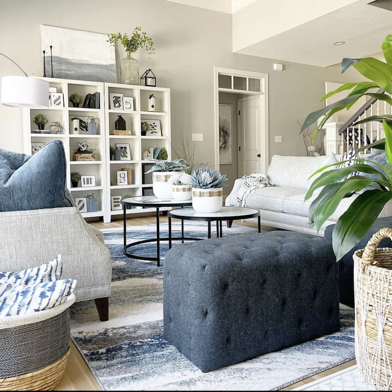 Blue grey sofa decorating ideas deals