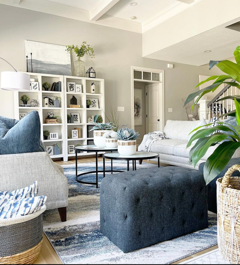 Grey Blue Yellow Living Room Ideas | Cabinets Matttroy