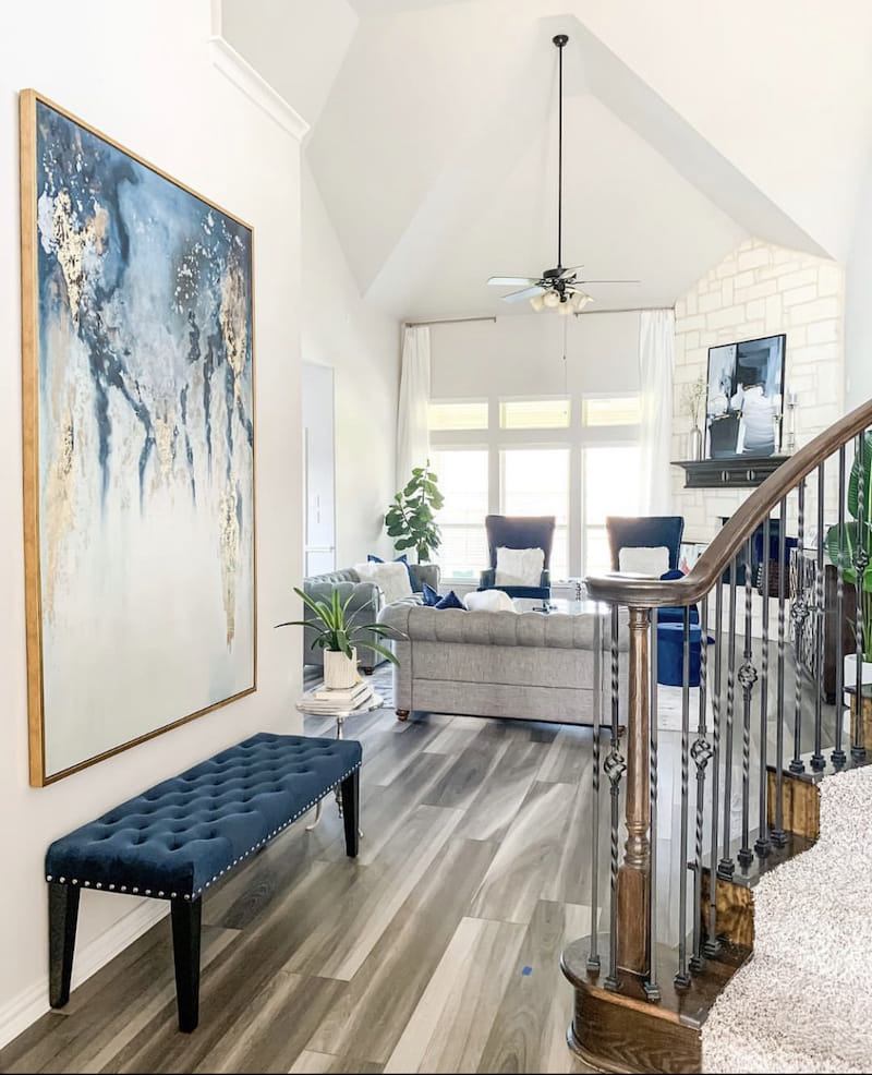 Royal Blue And Grey Living Room Ideas Matttroy