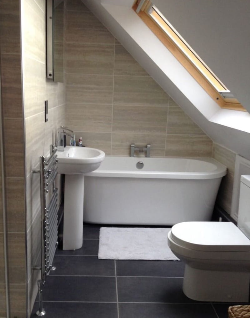 31+ Attic Bathroom Ideas That Add Value in 2026 | Houszed, image size:800x1017