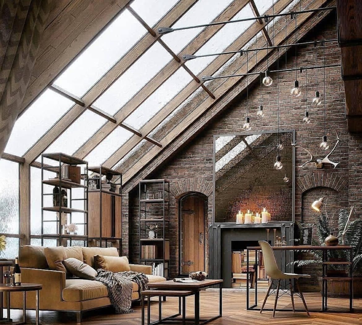 Rustic Loft Living Ideas